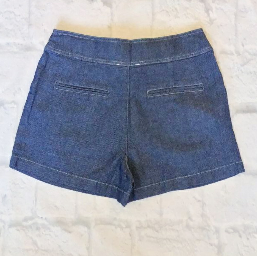 CURRENT AIR Anthro Chic Chambray Shorts - Picture 7 of 10